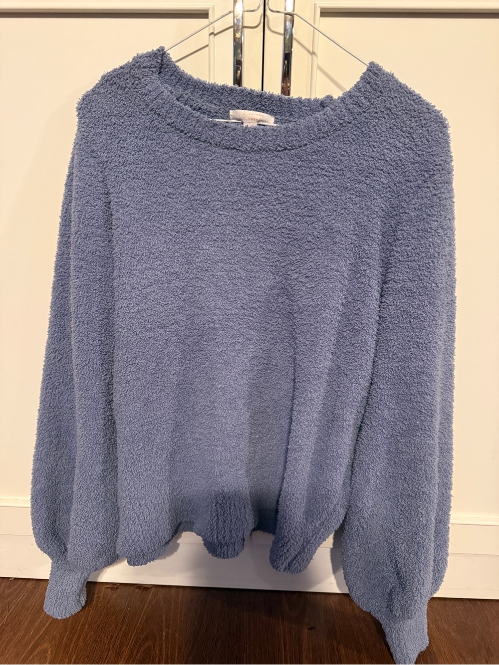 LC Lauren Conrad Plush Crewneck Sweater - Dusty Blue